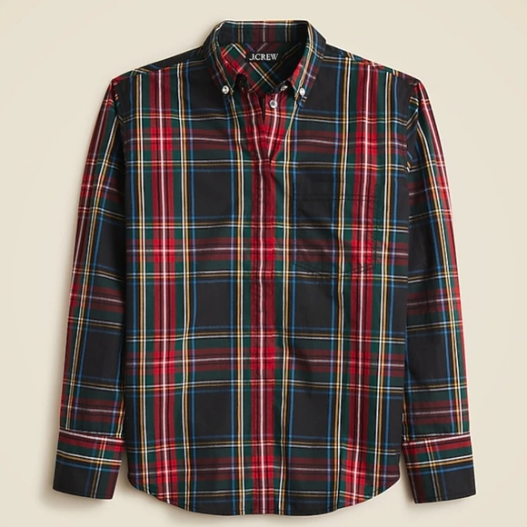 J. Crew Tops - J. Crew Garcon Shirt In Stewart Tartan Plaid
